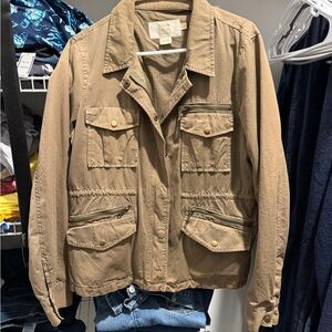 J. Crew Women’s Brown/Green Military Field Jacket